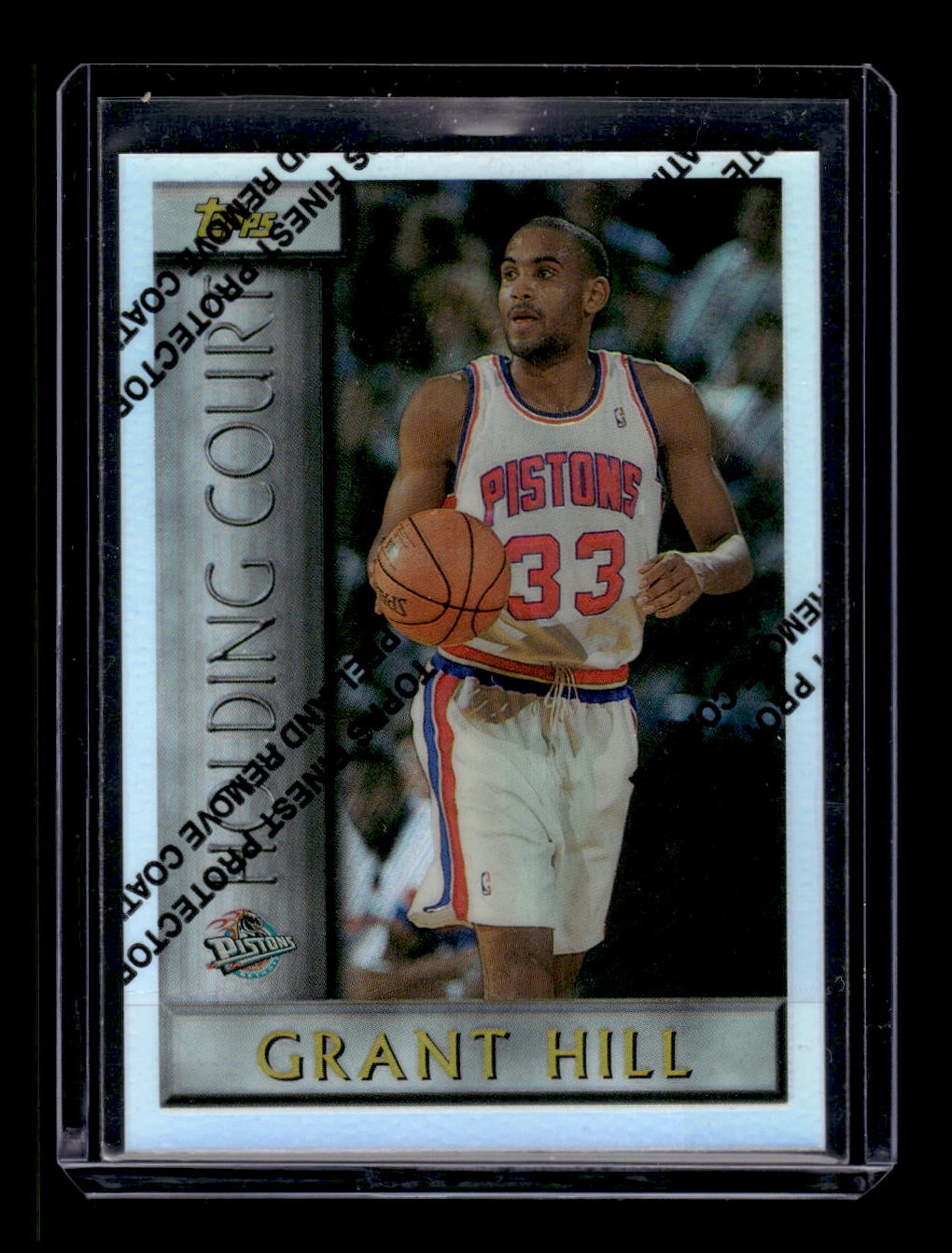 1996-97 Topps Holding Court Refractors #HC4 Grant Hill (Detroit Pistons)