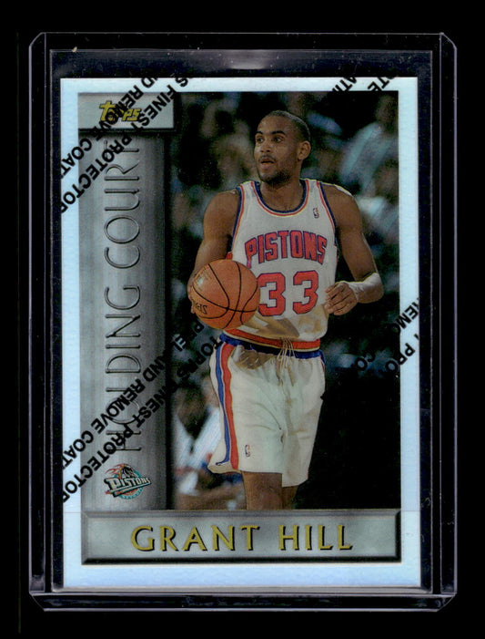 1996-97 Topps Holding Court Refractors #HC4 Grant Hill (Detroit Pistons)