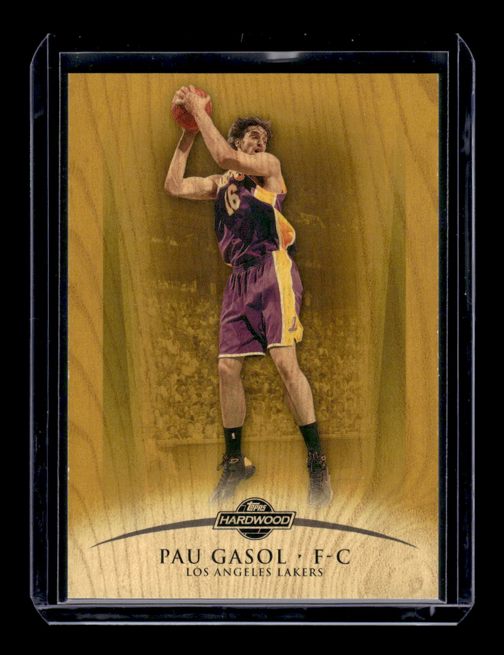 2008-09 Topps Hardwood Maple #22 Pau Gasol #'d 047/175 (Los Angeles Lakers)