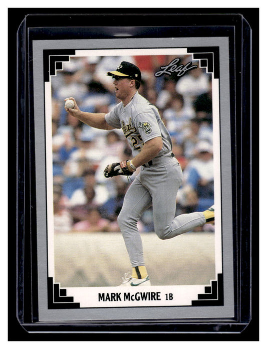 1991 Leaf #487 Mark McGwire (Oakland A's)