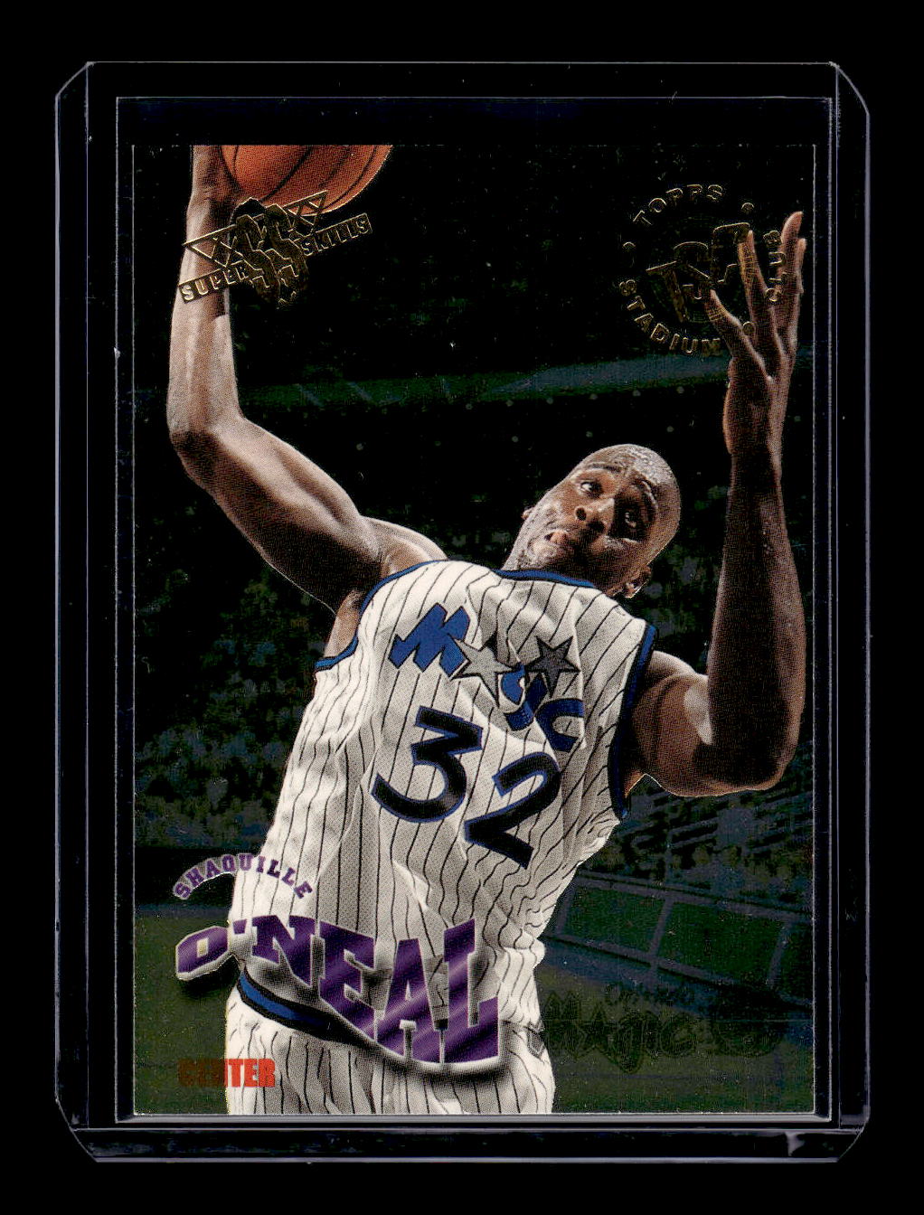 1994-95 Topps Stadium Club #22 "Super Skills" Shaquille O'Neal (Orlando Magic)