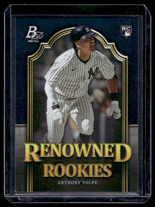 2023 Bowman Platinum "Renowned Rookies" #RR-20 Anthony Volpe (New York Yankees)