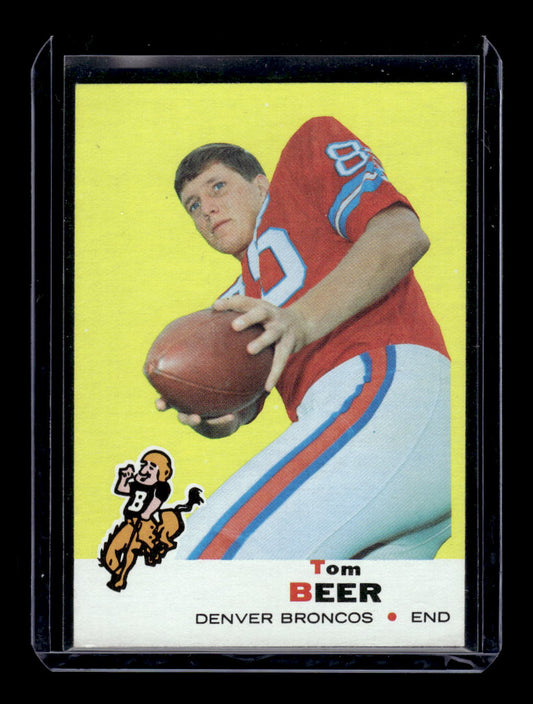 1969 Topps #18 Tom Beer (Denver Broncos)