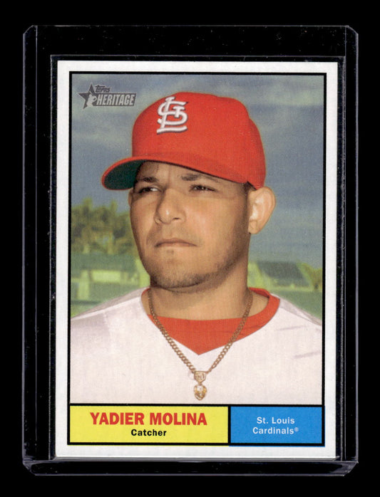 2010 Topps Heritage #118 Yadier Molina (St. Louis Cardinals)