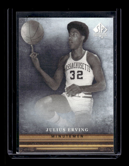 2013-14 SP Authentic Canvas Collection Julius Erving #CC-14 HOF