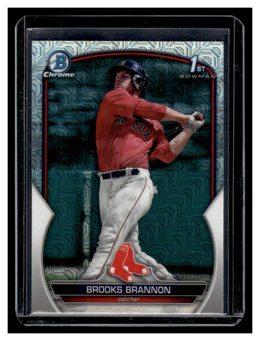 2023 Bowman Chrome 1st Bowman "Mojo" #BCP-245 Brooks Brannon (Boston Red Sox)