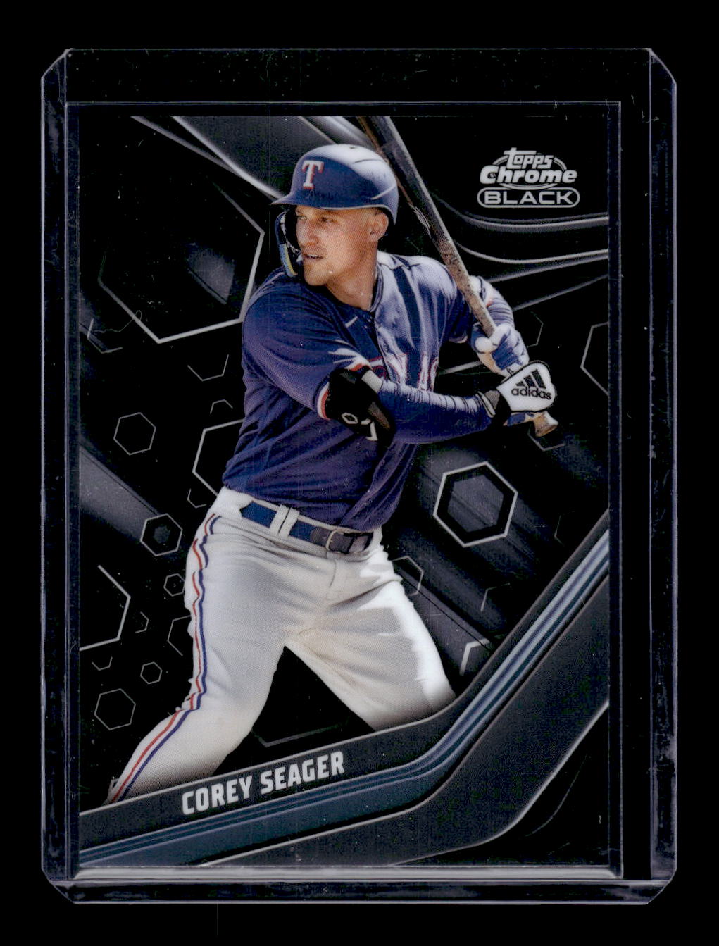 2023 Topps Chrome Black #16 Corey Seager (Texas Rangers)