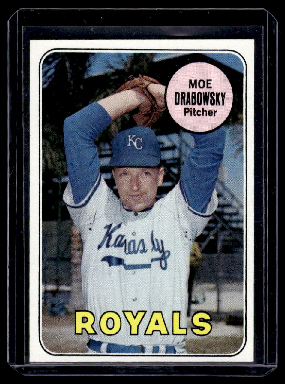 1969 Topps #508 Moe Drabowsky (Kansas City Royals)