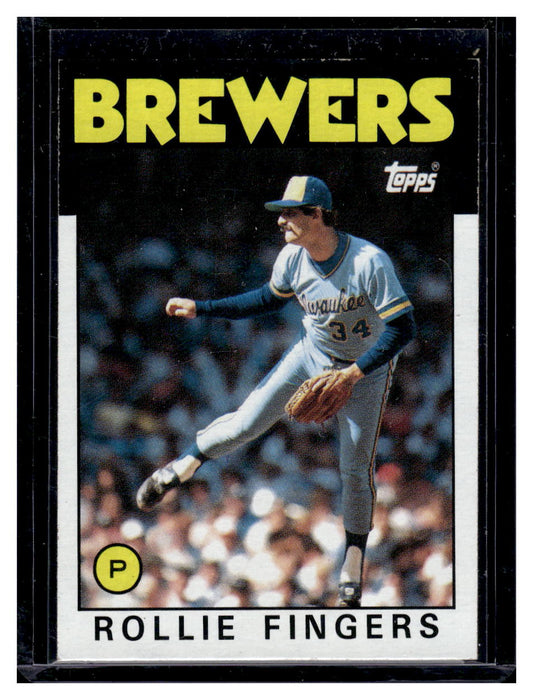 1986 Topps #185 Rollie Fingers (Milwaukee Brewers)