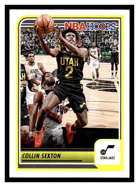 2023-24 NBA Hoops #16 Colin Sexton (Utah Jazz)