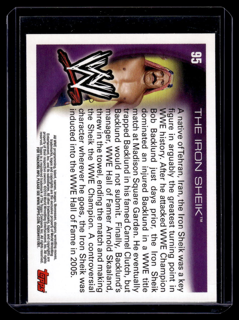 2010 Topps WWE The Iron Sheik #95