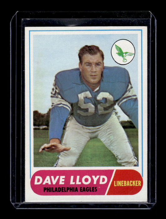 1968 Topps #84 Dave Lloyd (Philadelphia Eagles)