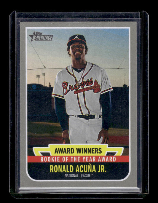 2019 Topps Heritage Award Winners #AW6 Ronald Acuna Jr. (Atlanta Braves)