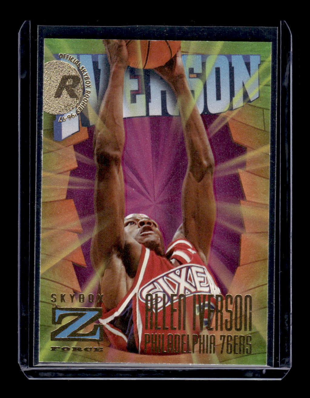 1996-97 Z-Force #151 Allen Iverson RC Rookie (Philadelphia 76ers)