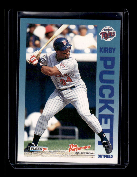 1992 Fleer Citgo The Performer Collection #11 Kirby Puckett (Minnesota Twins)