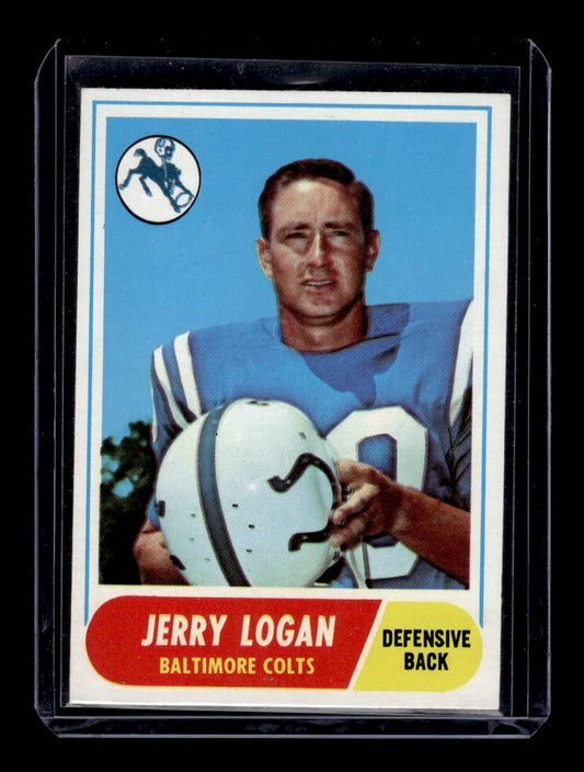 1968 Topps #47 Jerry Logan (Baltimore Colts)