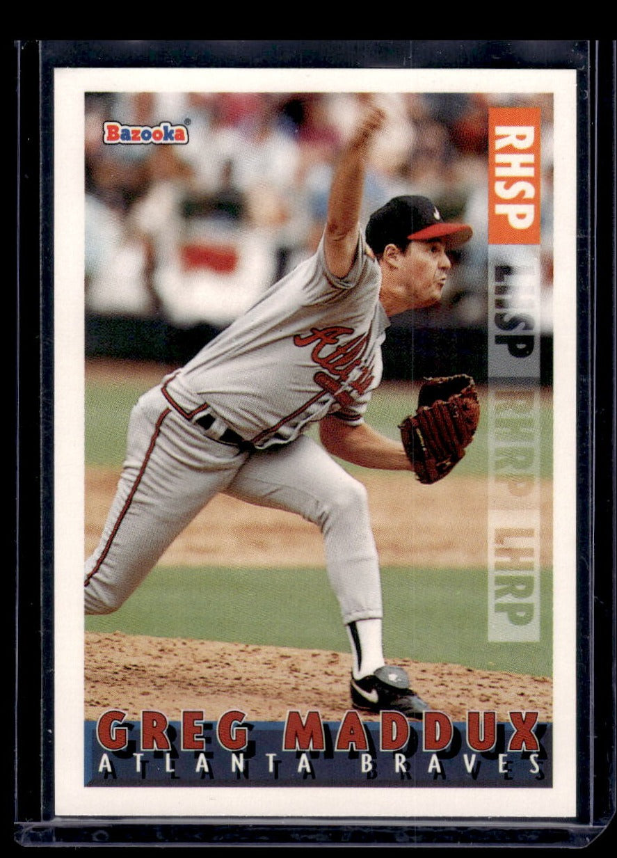 1995 Bazooka #1 Greg Maddux (Atlanta Braves)