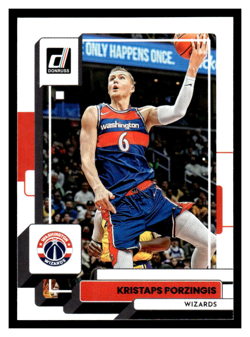 2023-24 NBA Hoops #84 Kristaps Porzingis (Washington Wizards)