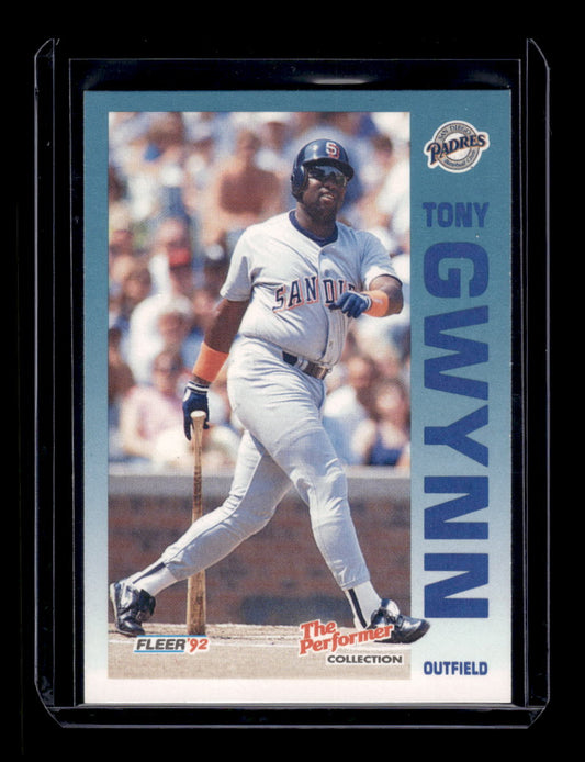 1992 Fleer Citgo The Performer Collection #10 Tony Gwynn (San Diego Padres)