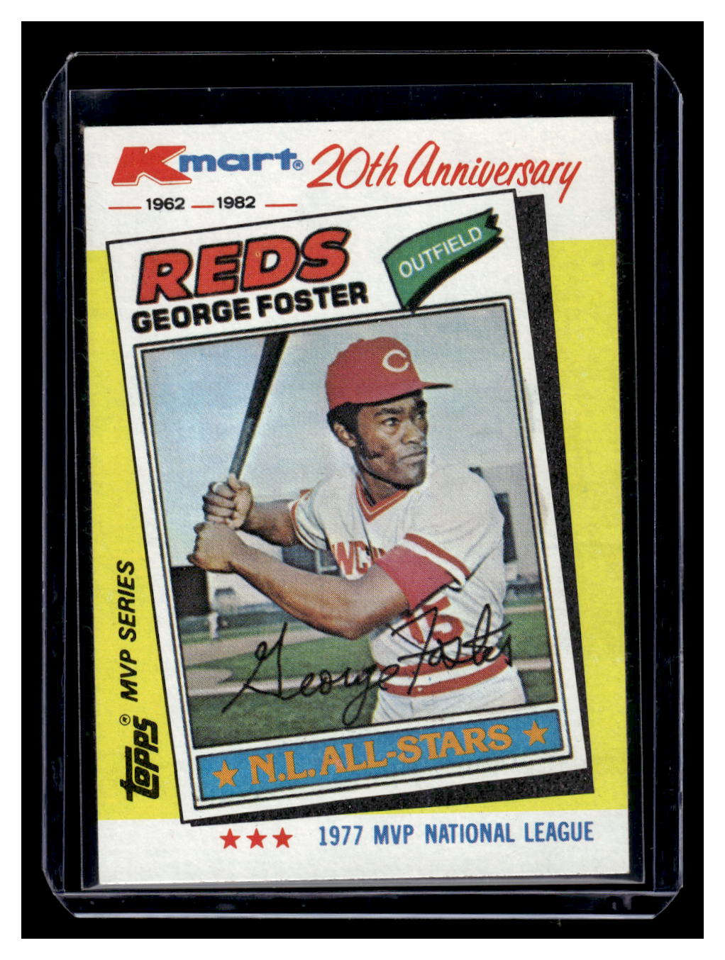 1982 Topps Kmart 20th Anniversary #32 George Foster (Cincinnati Reds)