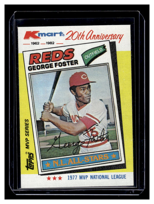 1982 Topps Kmart 20th Anniversary #32 George Foster (Cincinnati Reds)