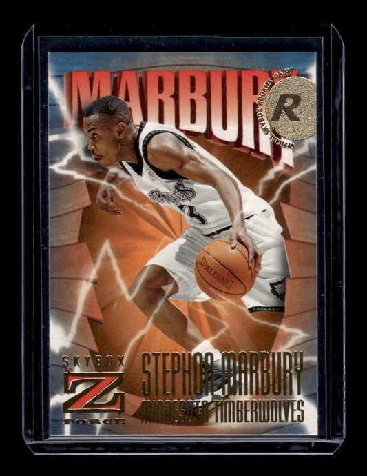 1996-97 Z-Force #156 Stephon Marbury RC Rookie (Minnesota Timberwolves)