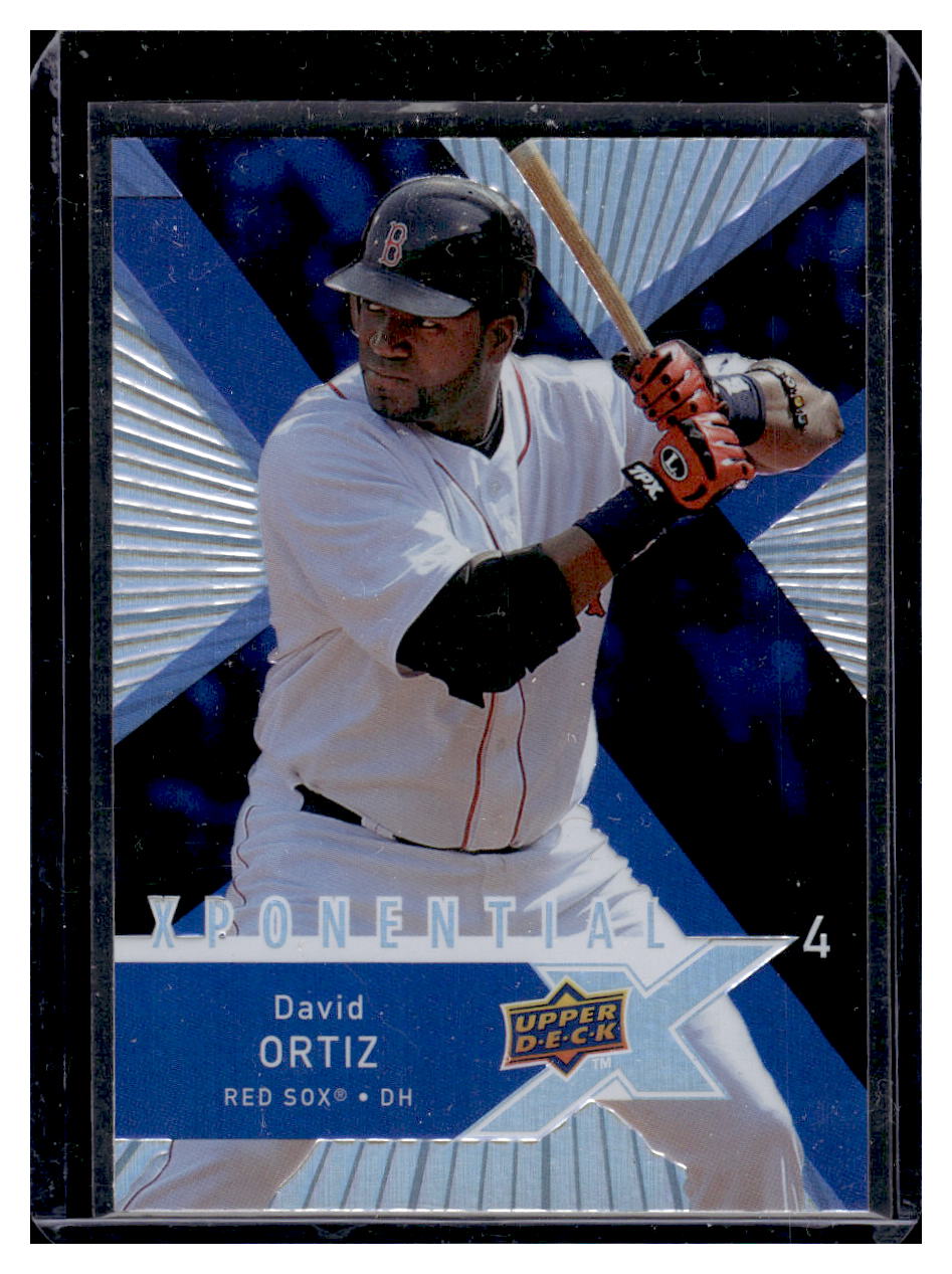 2008 Upper Deck X "Xponetial 4" #X4-DO David Ortiz (Boston Red Sox)