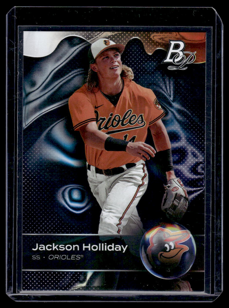 2023 Bowman Platinum "Top Prospects #TOP-97 Jackson Holiday (Baltimore Orioles)