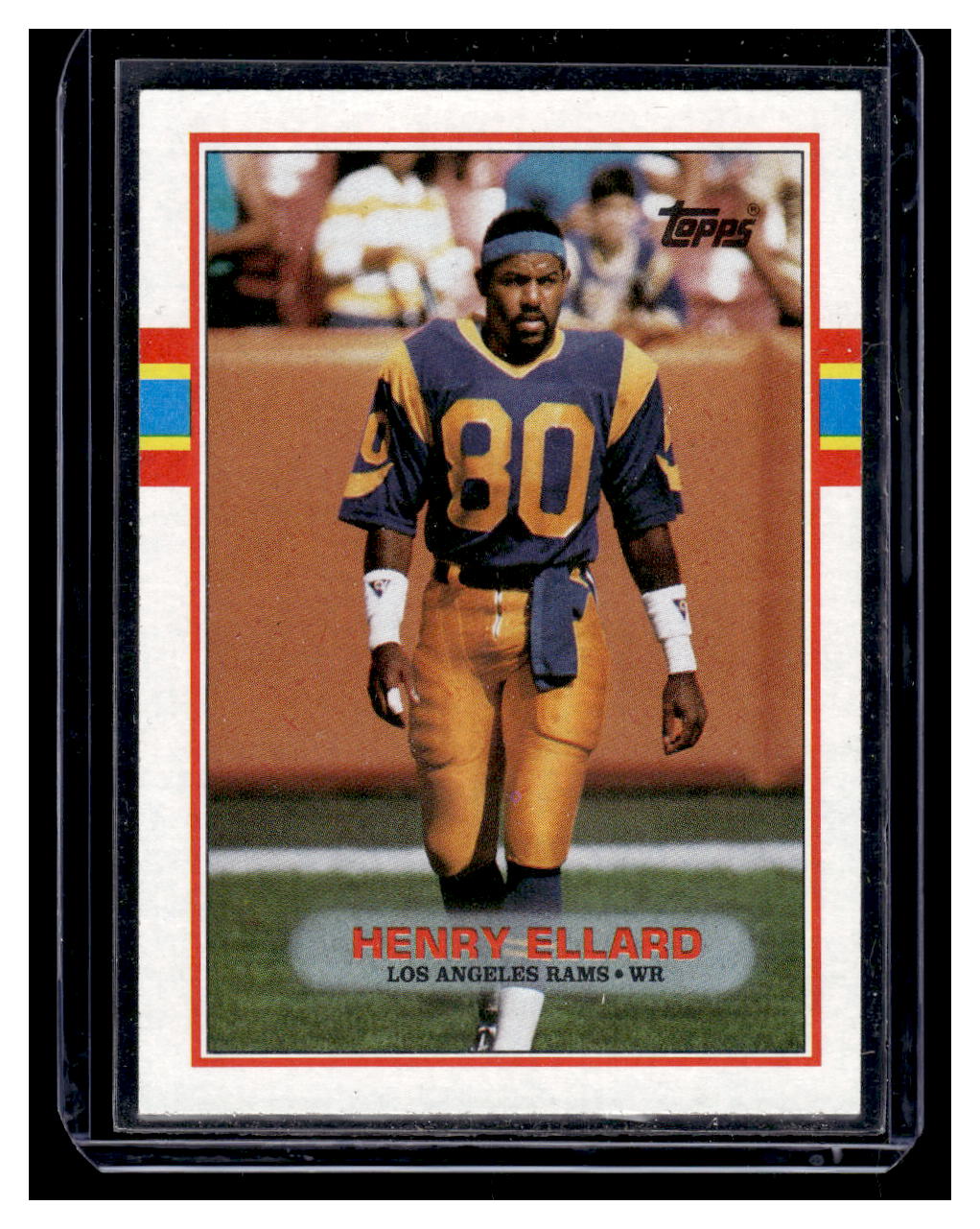 1989 Topps Herny Ellard (Los Angeles Rams)