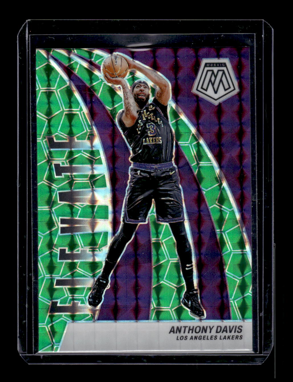 2023-24 Panini Mosaic Elevate Green #24 Anthony Davis (Los Angeles Lakers)