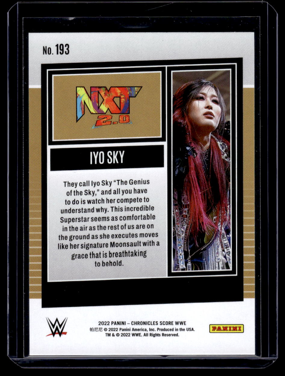 2022 Panini Chronicles WWE Iyo Sky Score #193