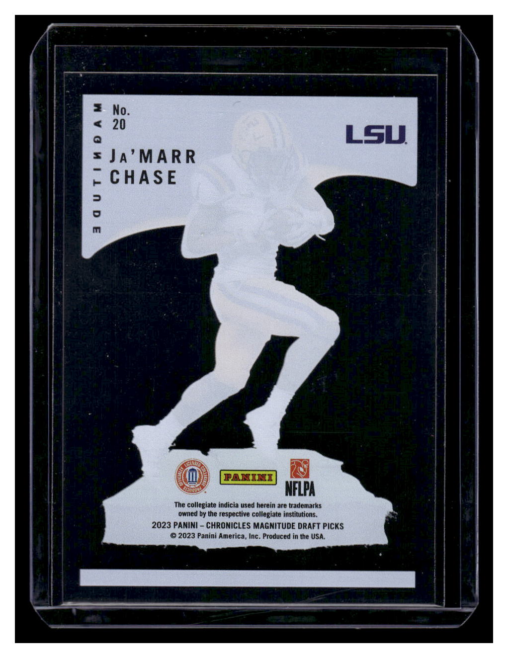 2023 Panini Chronicles Draft Picks Magnitude #20 Ja'Marr Chase (LSU)