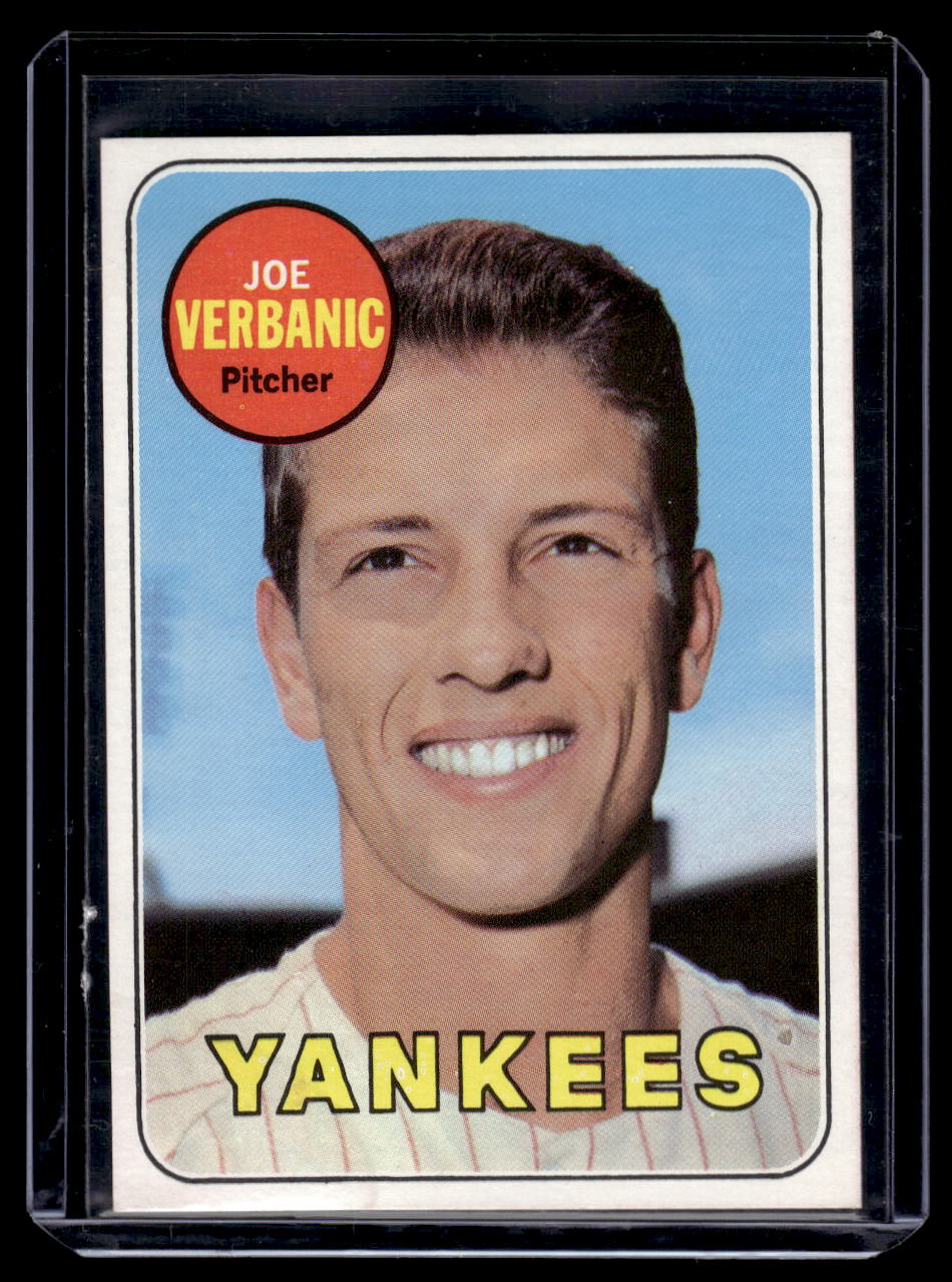 1969 Topps #541 Joe Verbanic (New York Yankees)