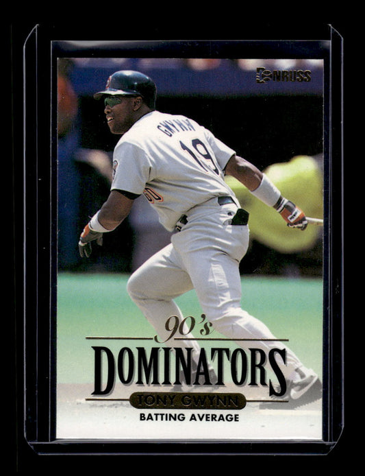 1993 Donruss Dominators Insert #1 Tony Gwynn (San Diego Padres)