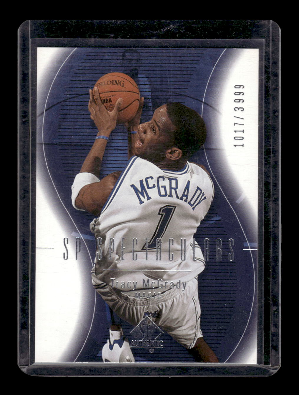 2003-04 SP Authentic #103 Tracy McGrady #'d /3999 (Orlando Magic)