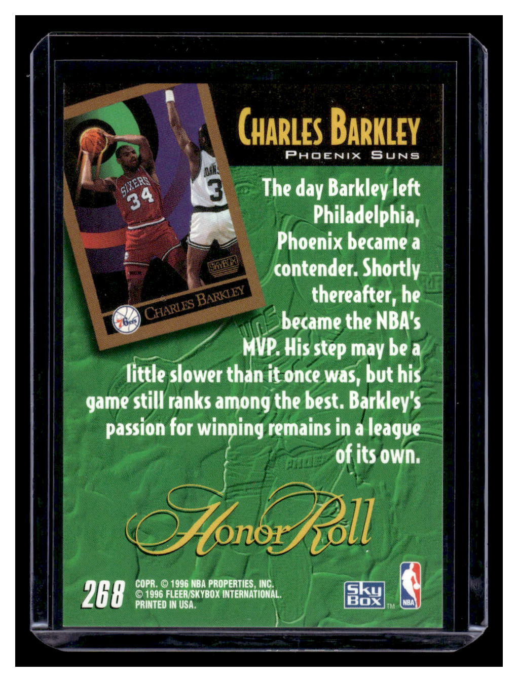 1995 Skybox Premium #268 Charles Barkley (Phoenix Suns)