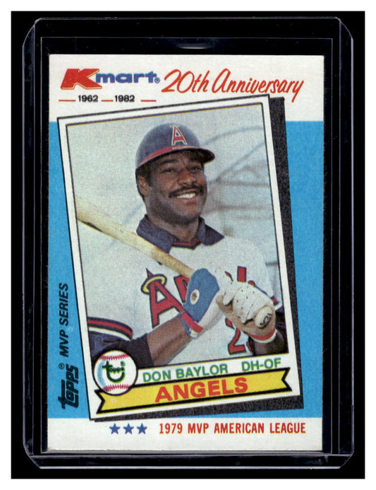 1982 Topps Kmart 20th Anniversary #35 Don Baylor (California Angels)