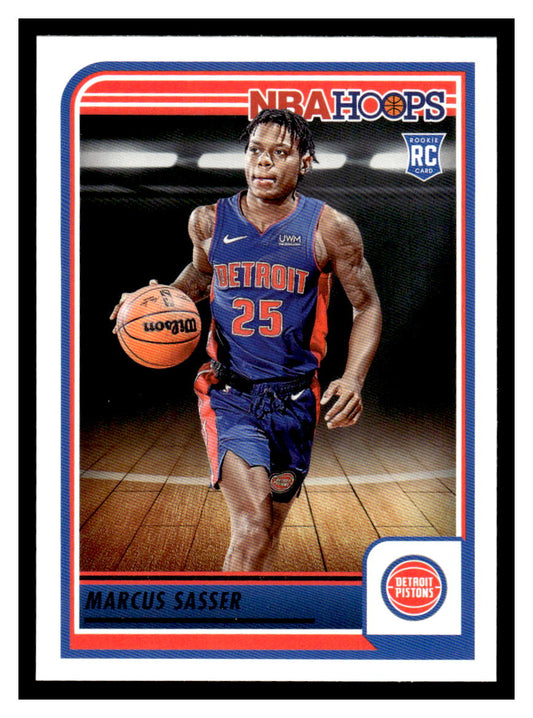 2023-24 Panini NBA Hoops #260 Marcus Sasser (Detroit Pistons)