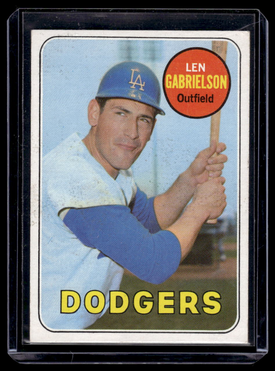 1969 Topps #615 Len Gabrielson (Los Angeles Dodgers)