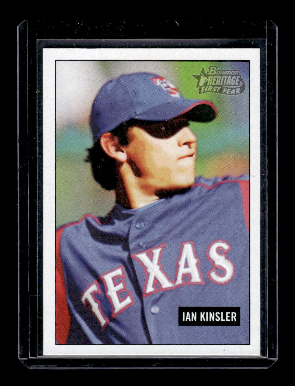 2005 Bowman Heritage Rookie Card #240 Ian Kinsler (Texas Rangers)