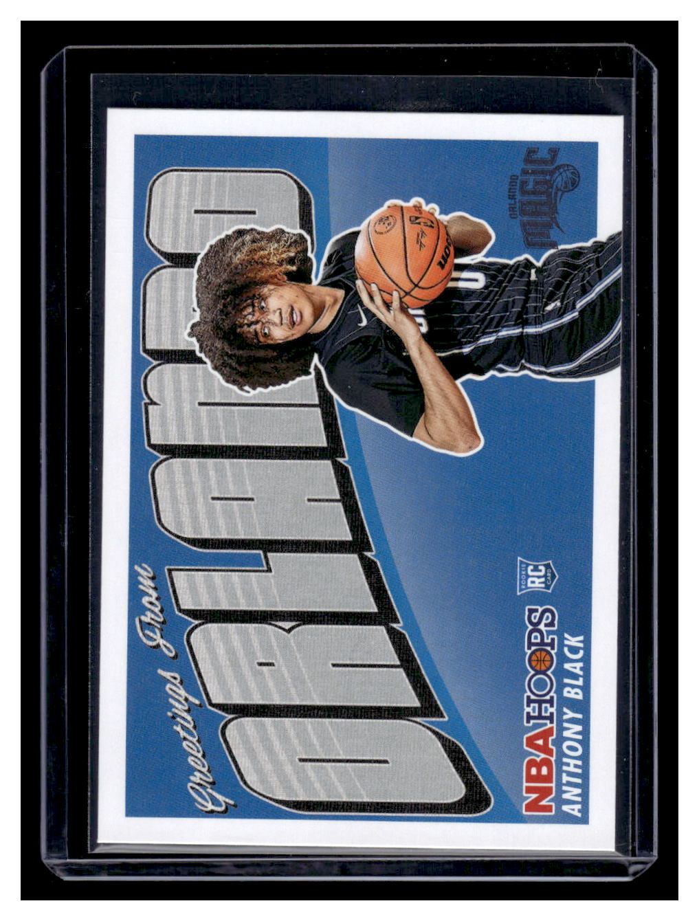 2023-24 NBA Hoops "Rookie Greetings" #20 Anthony Black Rookie RC (Orlando Magic)