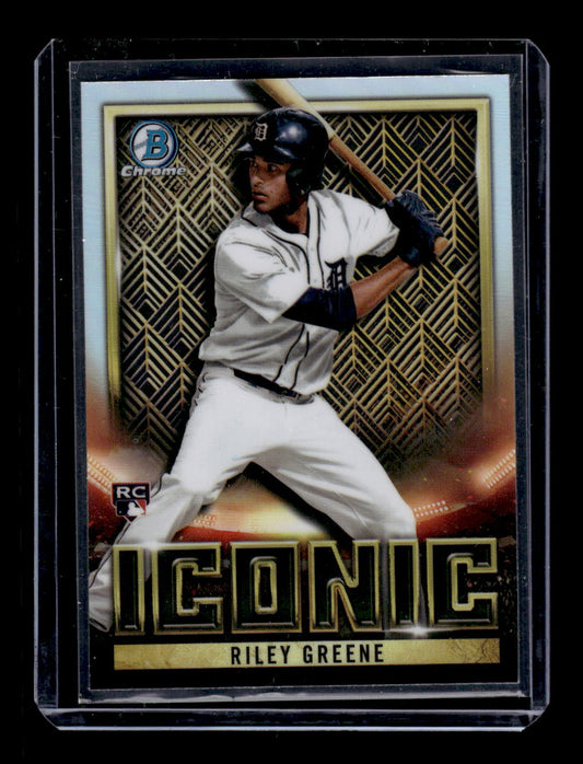 2023 Bowman Chrome Bowman Iconic #BI22 Riley Greene (Detroit Tigers)