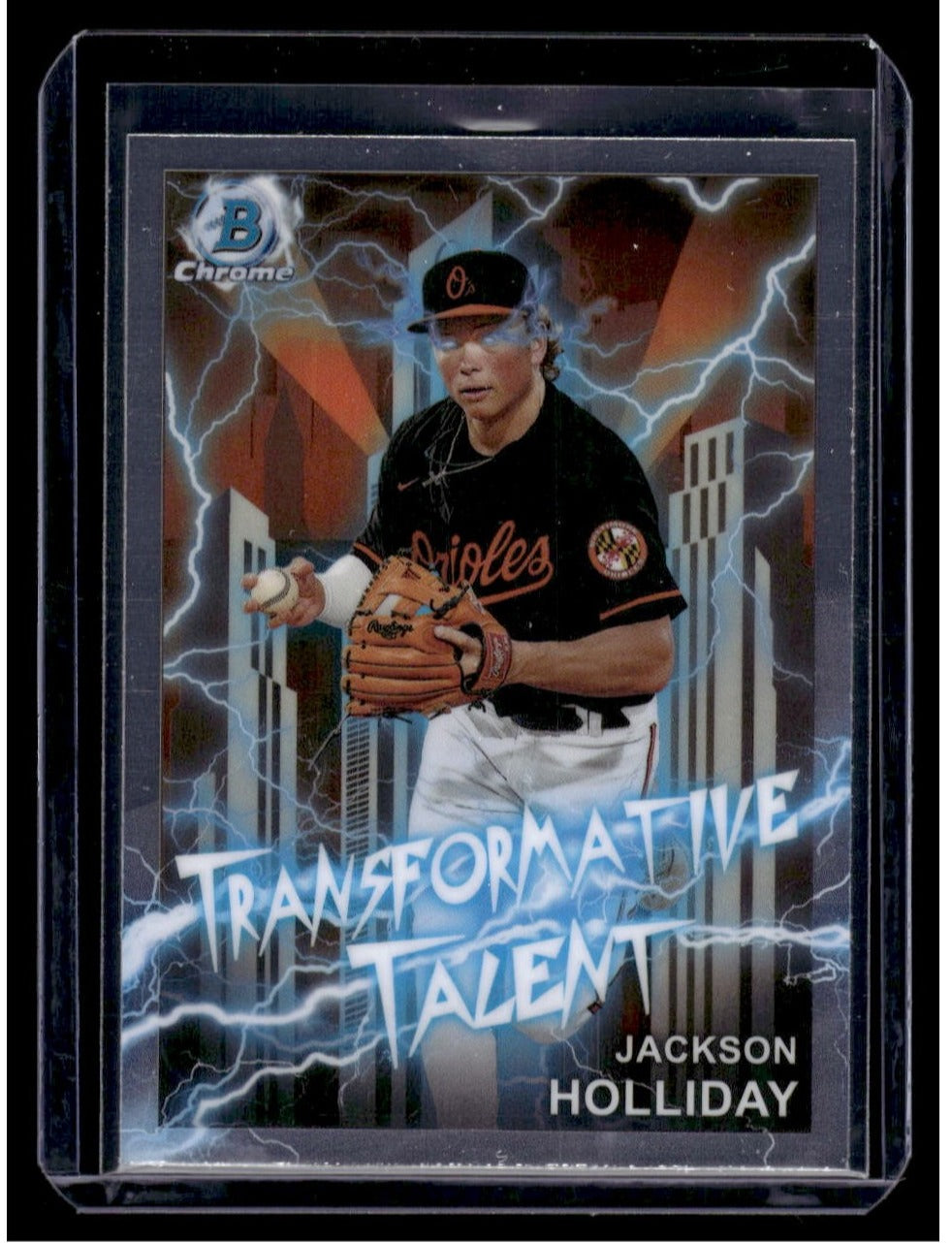 2023 Bowman Draft Chrome "Transformative Talent" #TT-5 Jackson Holiday (Baltimore Orioles)