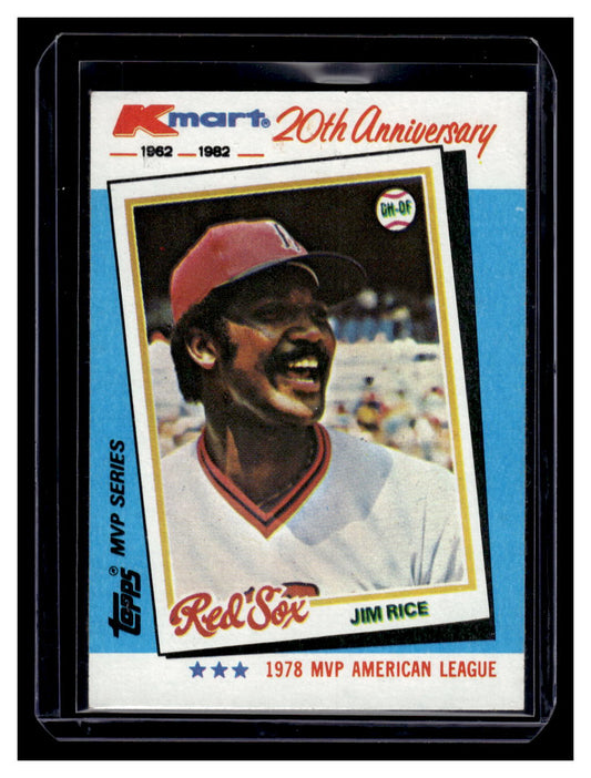 1982 Topps Kmart 20th Anniversary #33 Jim Rice (Boston Red Sox)