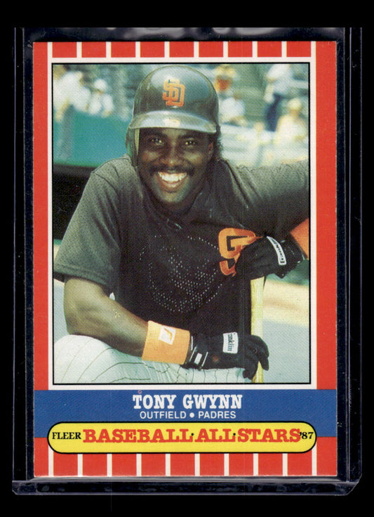 1987 Fleer Baseball "All-Stars" #20 Tony Gwynn (San Diego Padres)