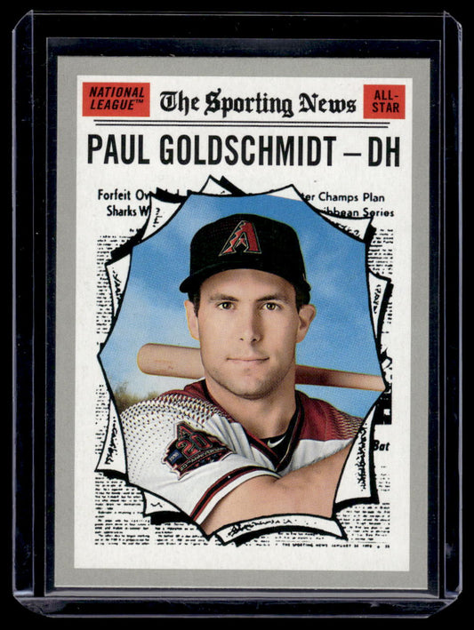 2019 Topps Heritage "Sporting News" #369 Paul Goldschmidt (Arizona Diamondbacks)