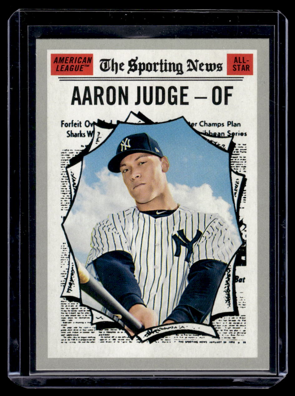 2019 Topps Heritage "Sporting News" #356 Aaron Judge (New York Yankees)