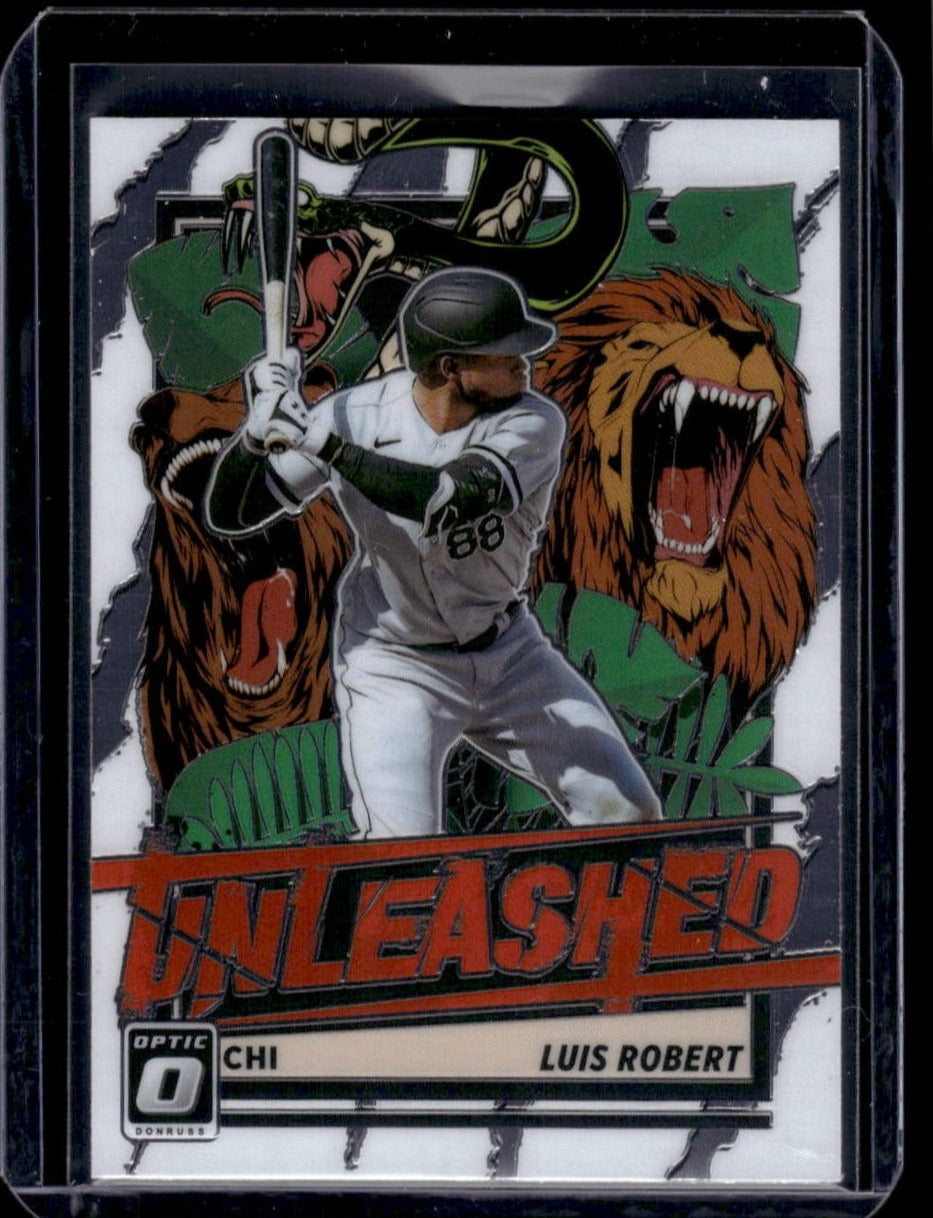 2021 Donruss Optic "Unleashed" #UNL6 Luis Robert (Chicago White Sox)