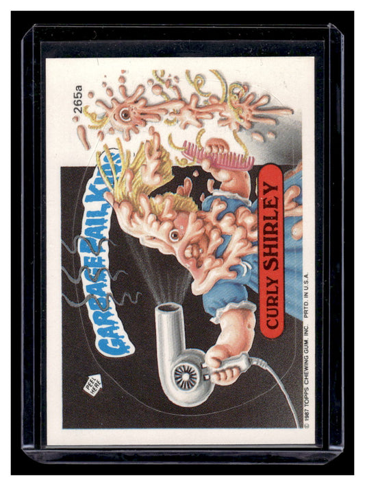 1987 Topps Garbage Pail Kids Curly Shirley #265a