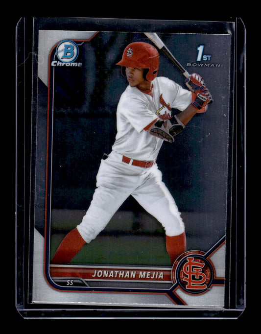 2022 Bowman Chrome #BCP-168 Jonthan Mejia RC Rookie (St. Louis Cardinals)